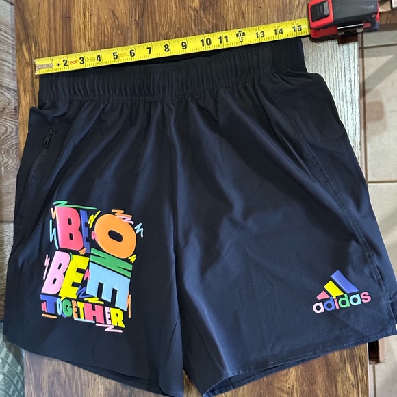 Adidas X Kris Andrew Training Shorts, Black, Kris Andrew small Pride collection. - Picture 7 of 8